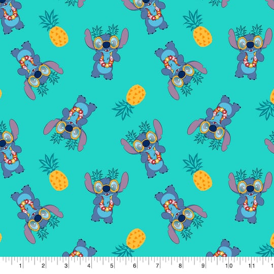 Springs Creative Lilo & Stitch Pineapple Toss Cotton Fabric